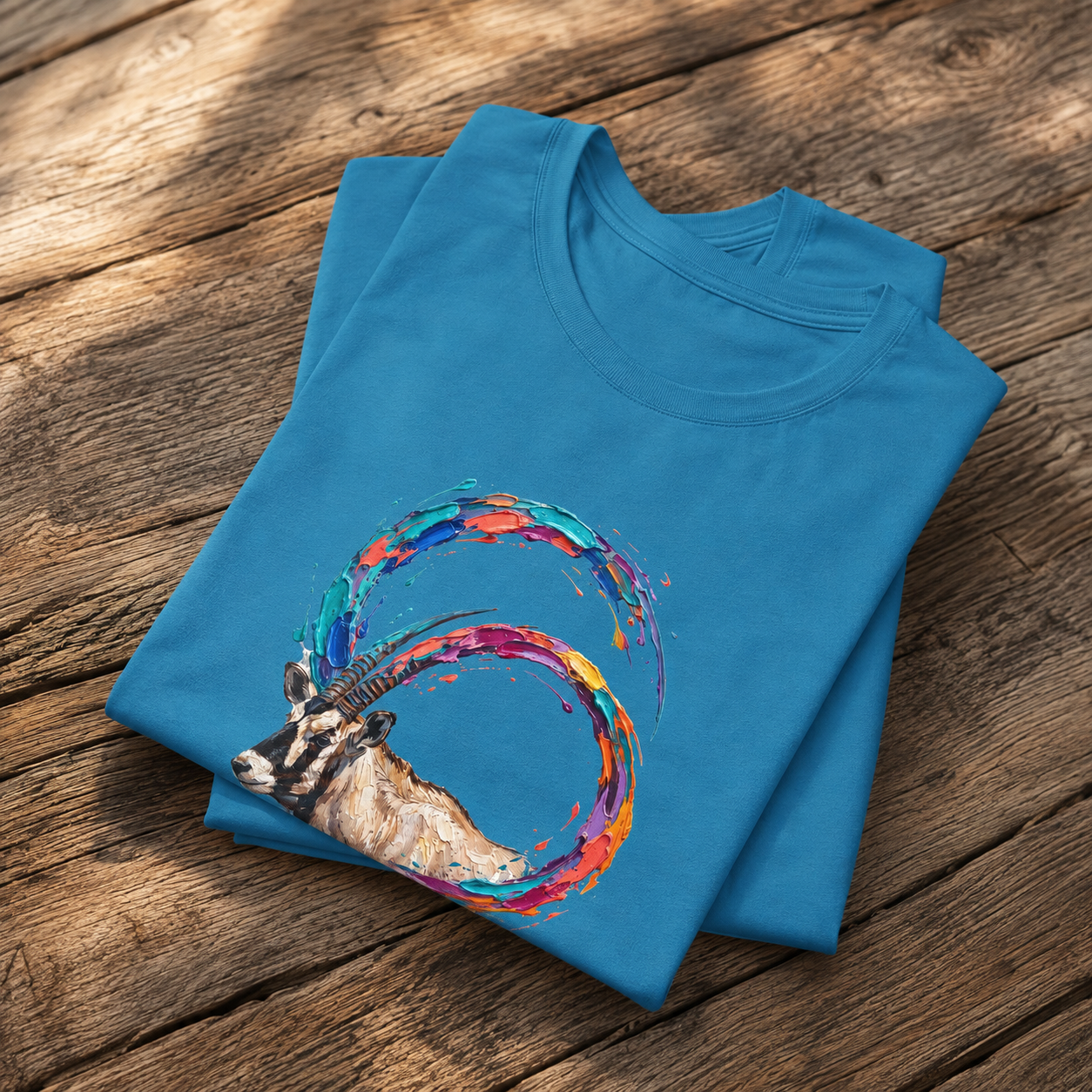 Don’t Stress. Do Less. Ibex Round Neck T-Shirt