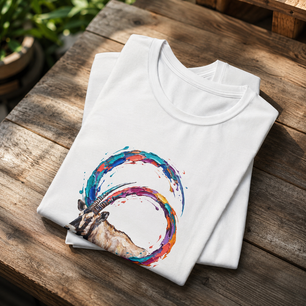 Don’t Stress. Do Less. Ibex Round Neck T-Shirt