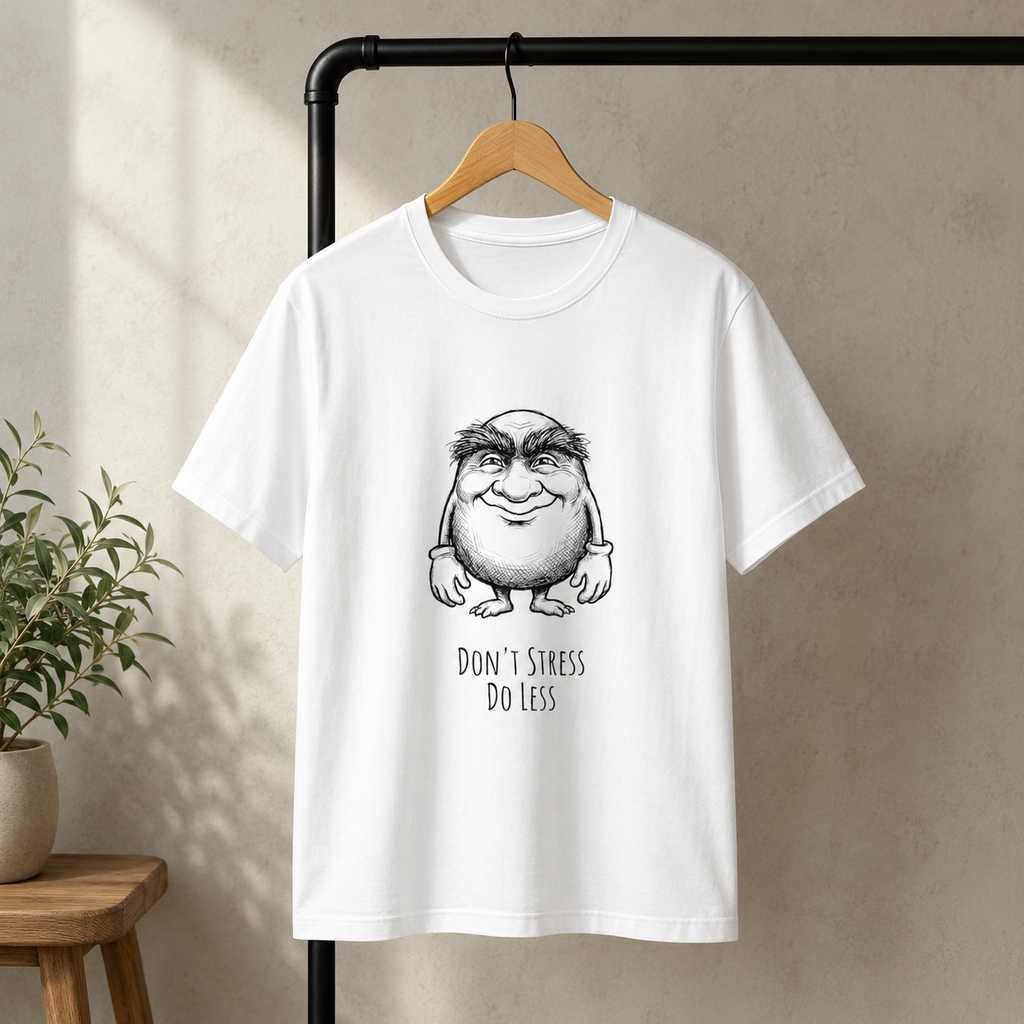 The Unbothered One Round Neck T-Shirt