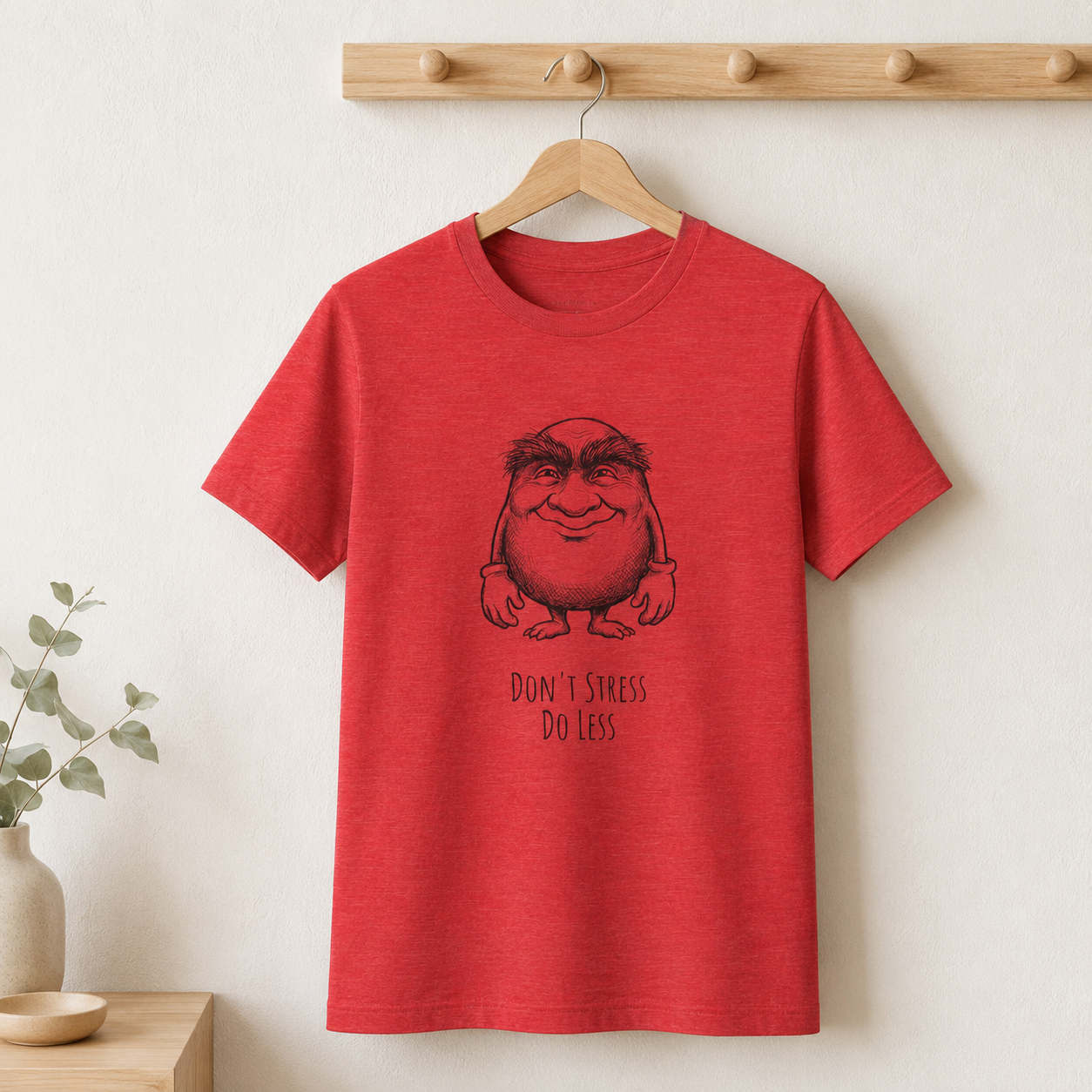 The Unbothered One Round Neck T-Shirt