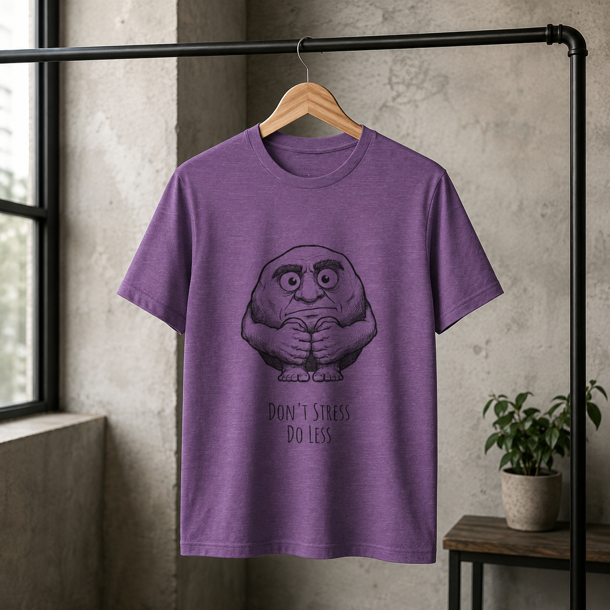 The Quiet Overthinker Round Neck T-Shirt