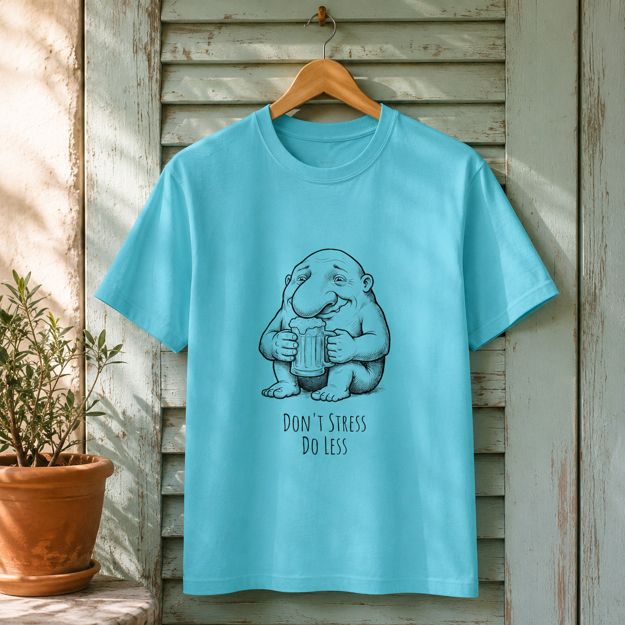 Happy Hour Round Neck T-Shirt
