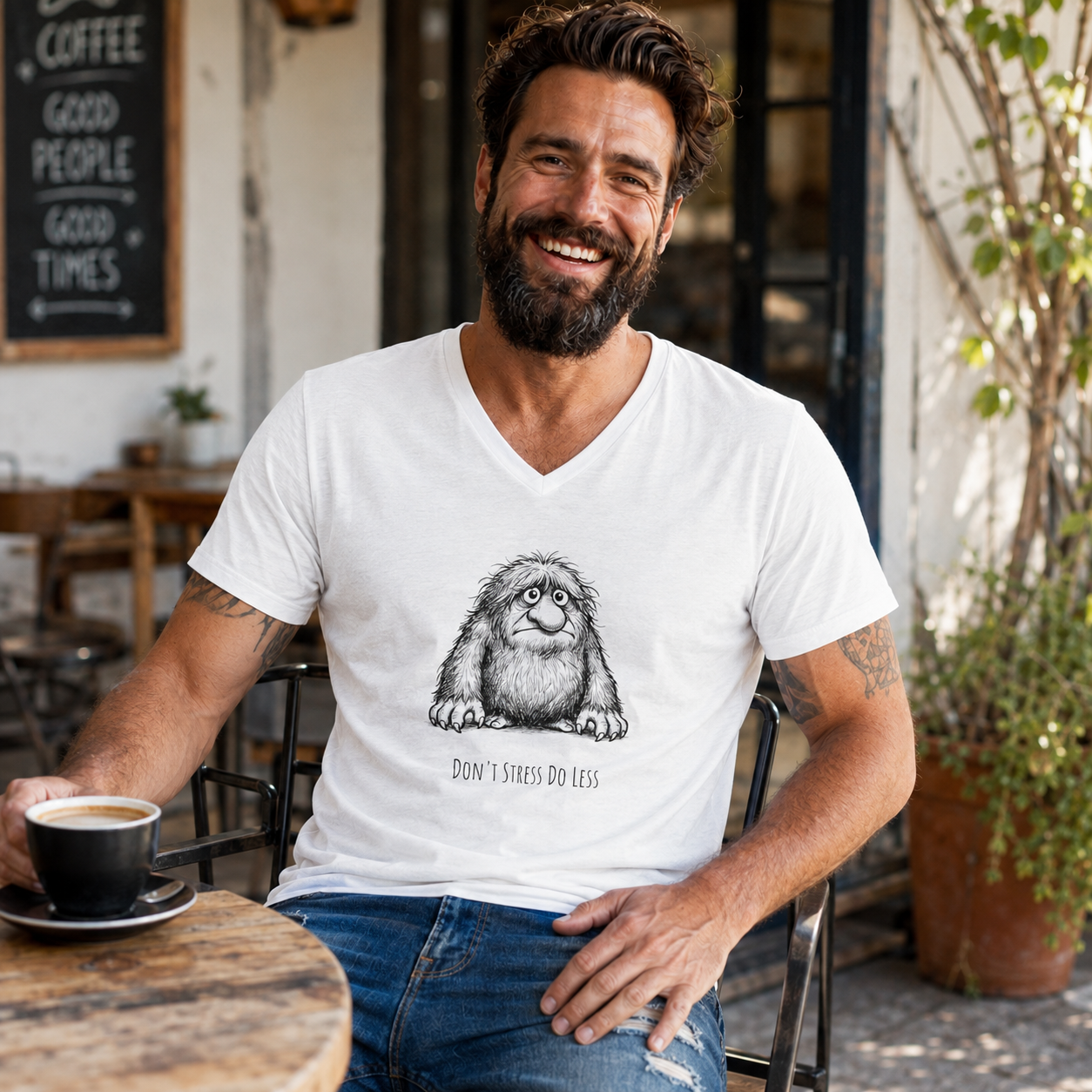 The Shaggy Observer V-Neck T-Shirt