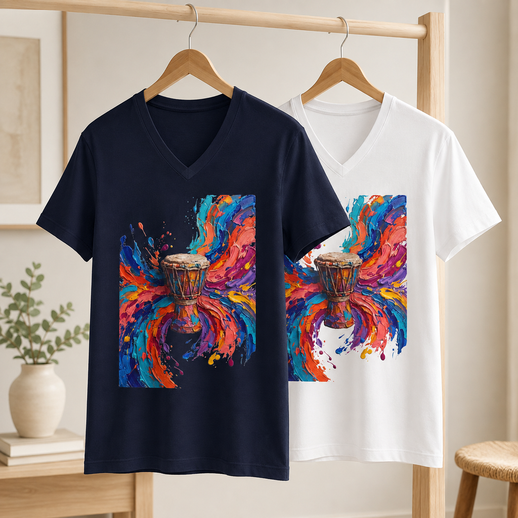 Rhythm in Color V-Neck T-Shirt
