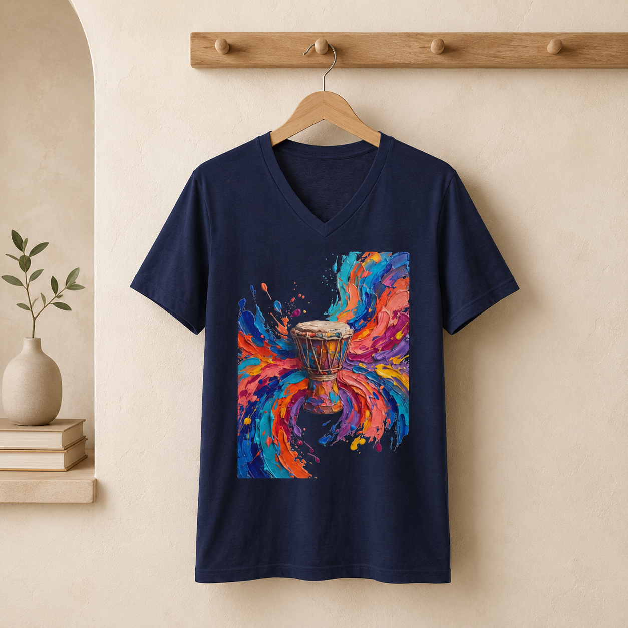 Rhythm in Color V-Neck T-Shirt