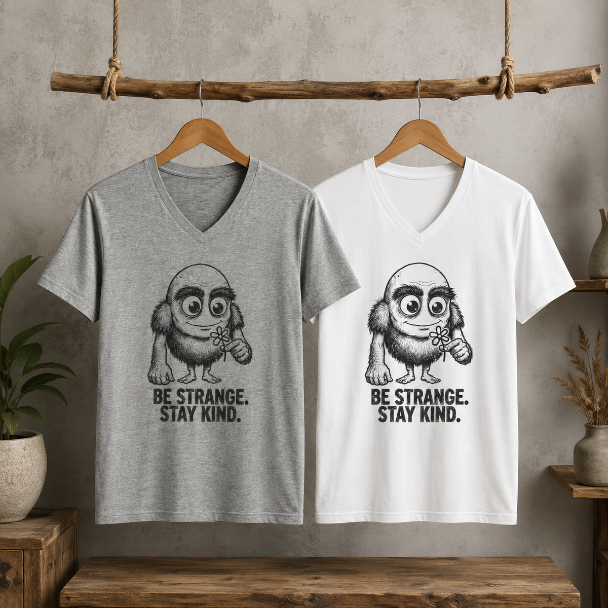 Strange Company V-Neck T-Shirt