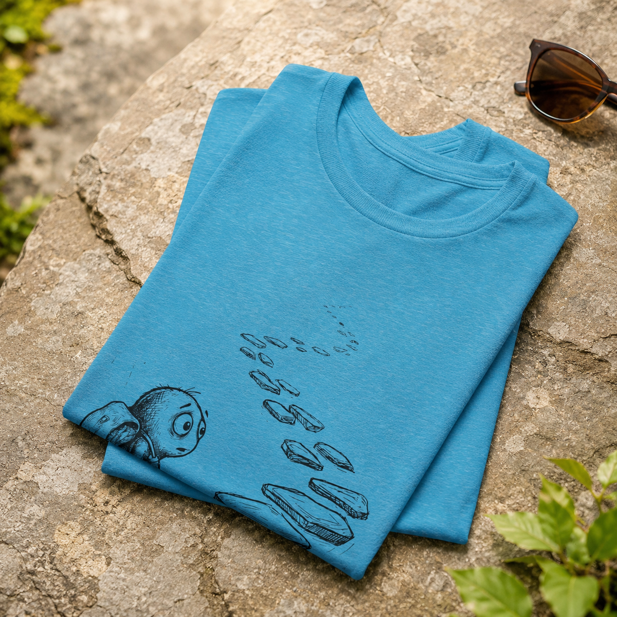 The First Step Round Neck T-Shirt