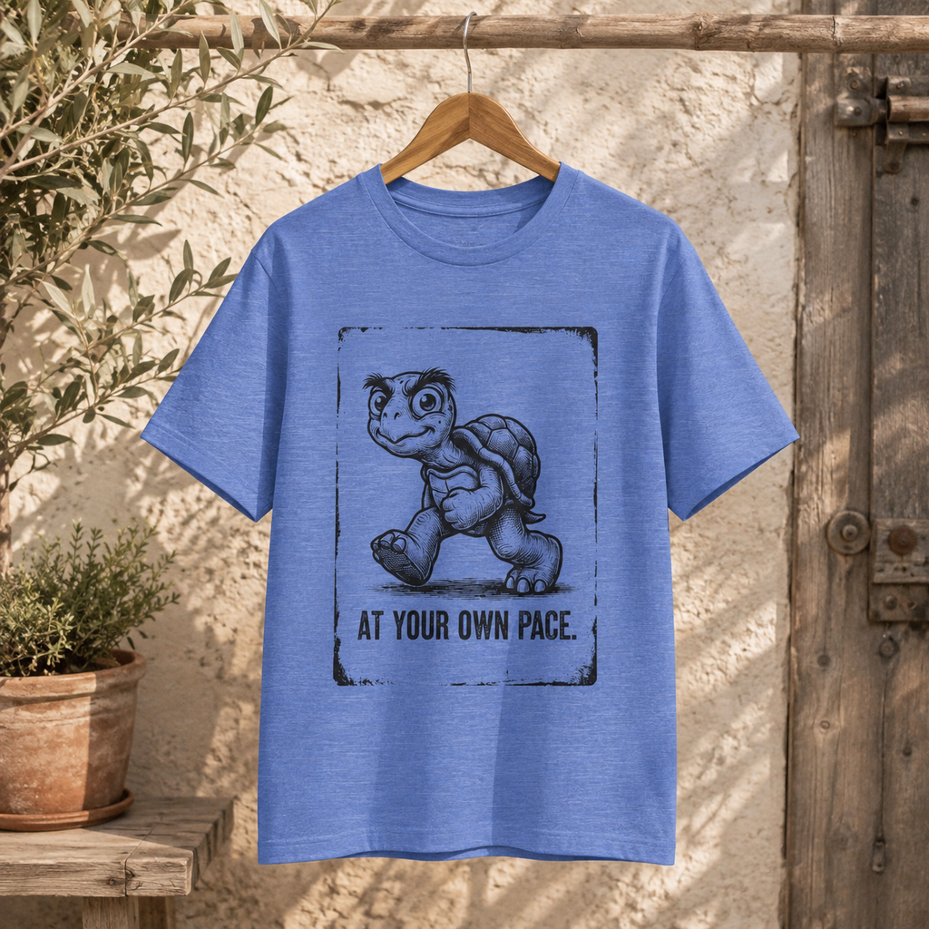 Your Own Pace Round Neck T-Shirt