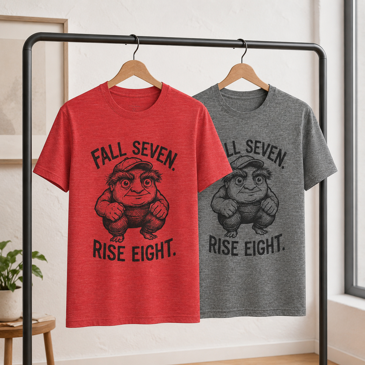 Rise Eight Round Neck T-Shirt