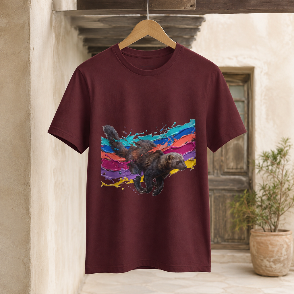 Fisher in Motion Round Neck T-Shirt