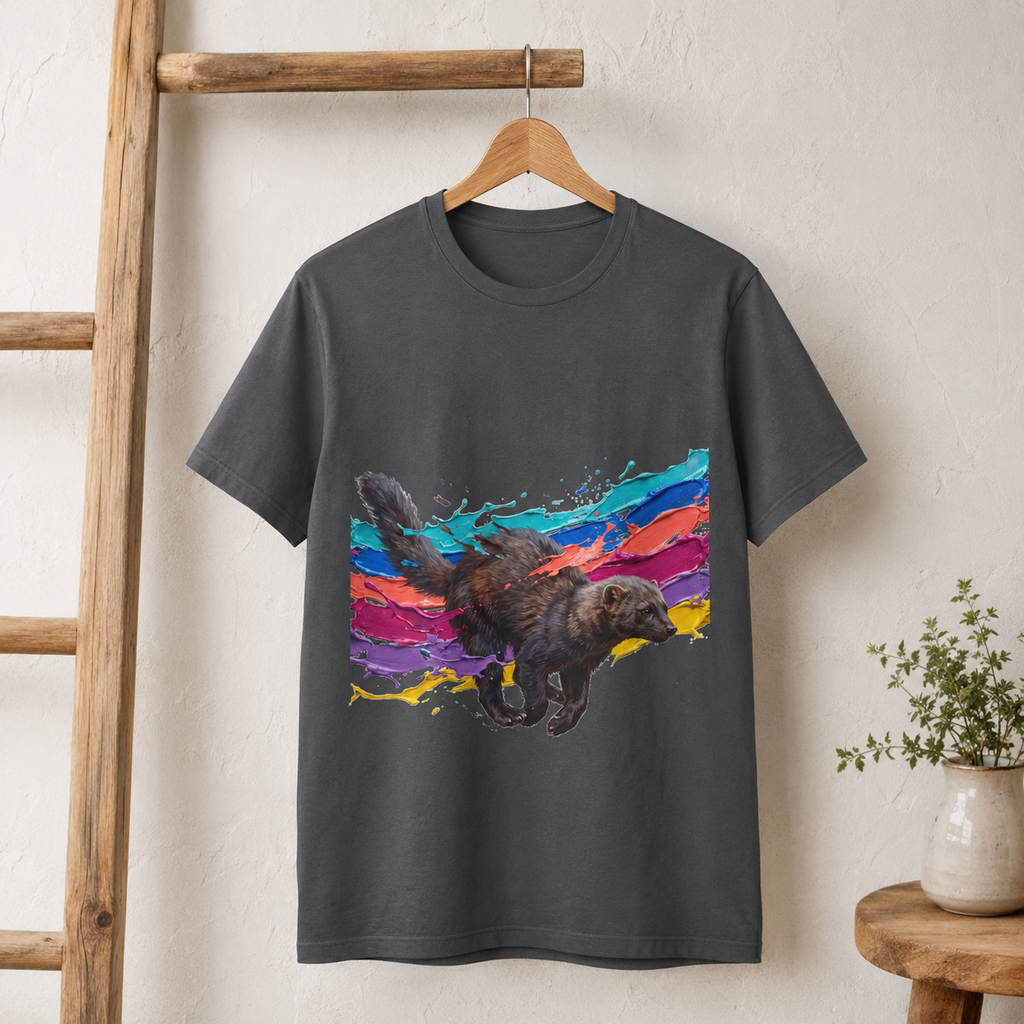 Fisher in Motion Round Neck T-Shirt