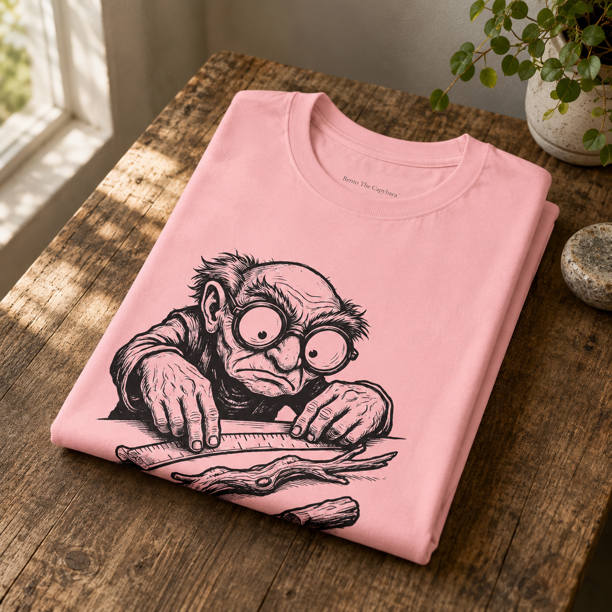 Measure Twice Round Neck T-Shirt