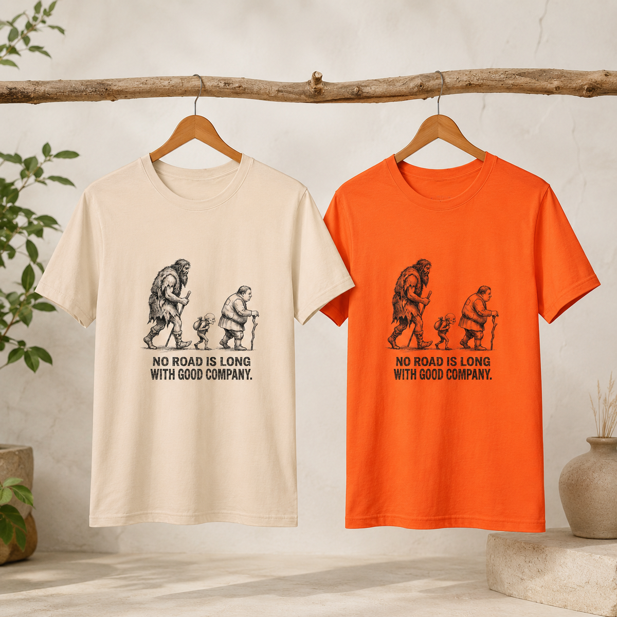 The Traveling Company Round Neck T-Shirt