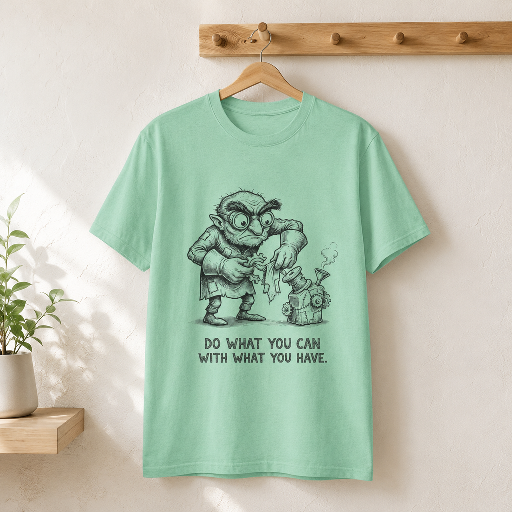 Make Do Round Neck T-Shirt