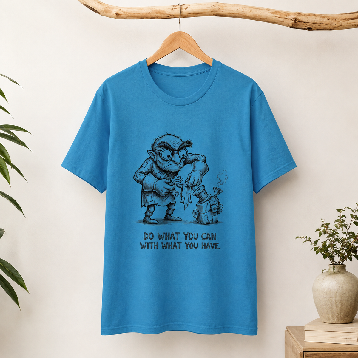 Make Do Round Neck T-Shirt