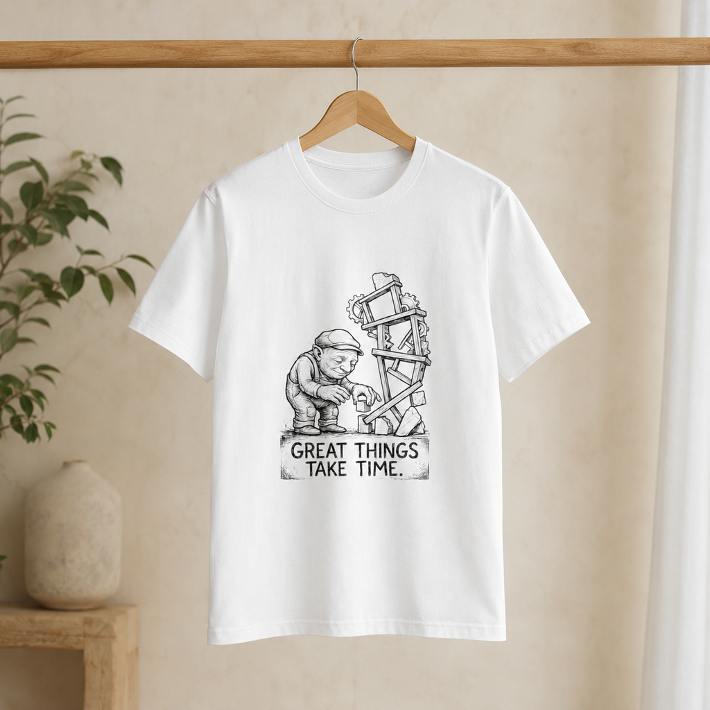 Built Slowly Round Neck T-Shirt