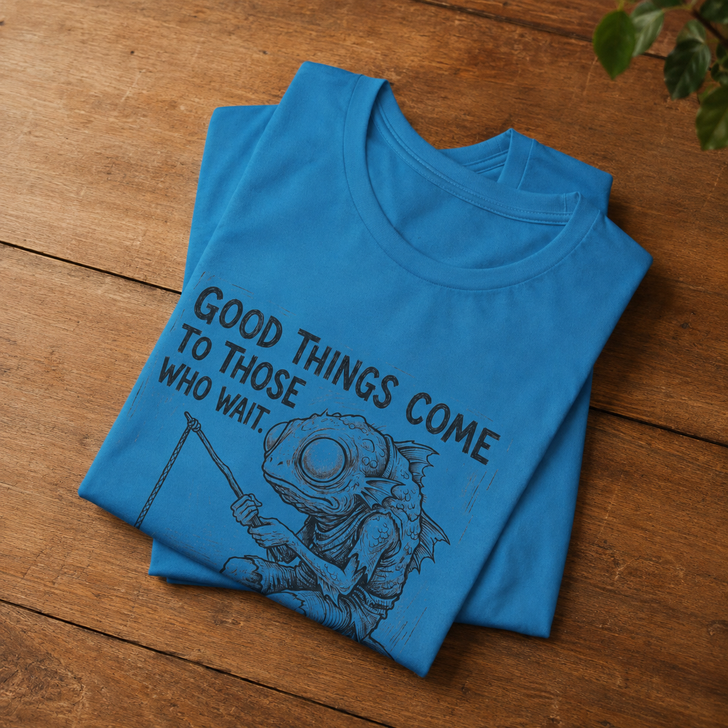 The Waiting Game Round Neck T-Shirt