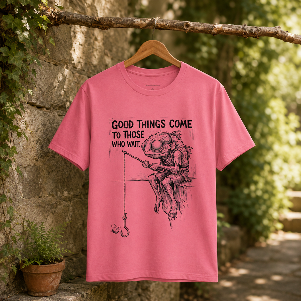 The Waiting Game Round Neck T-Shirt