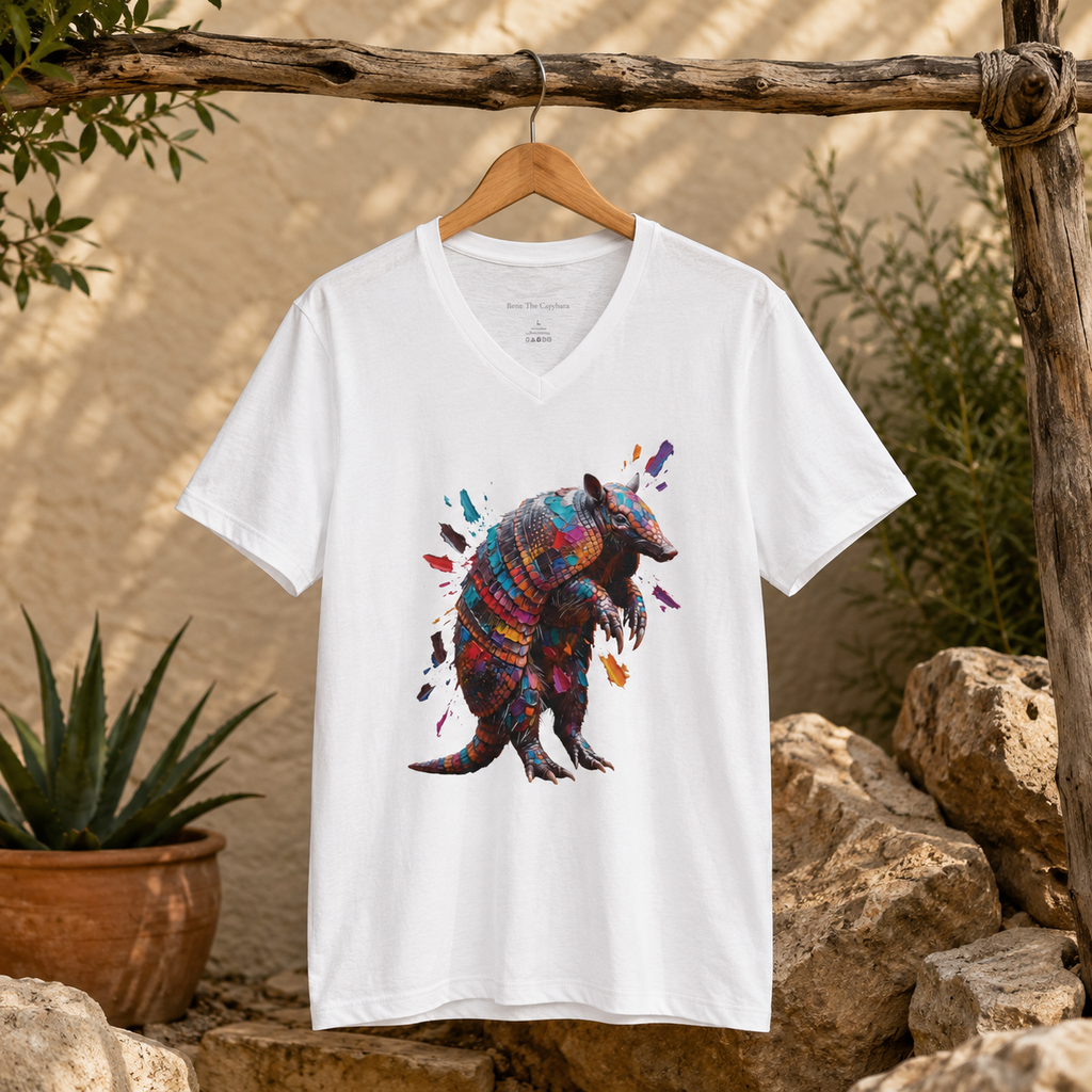 Armored in Color V-Neck T-Shirt