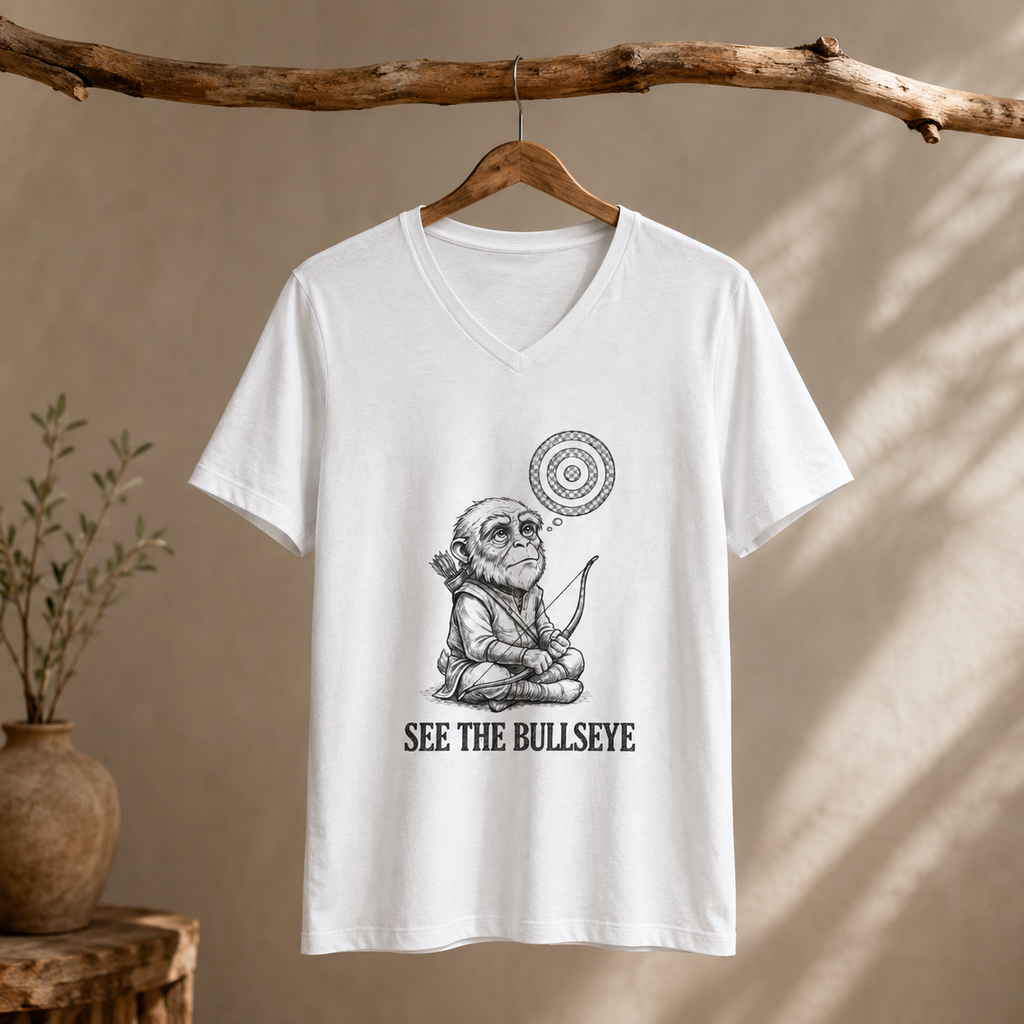 See the Bullseye V-Neck T-Shirt