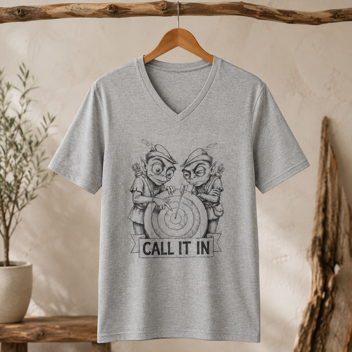 Call It In V-Neck T-Shirt