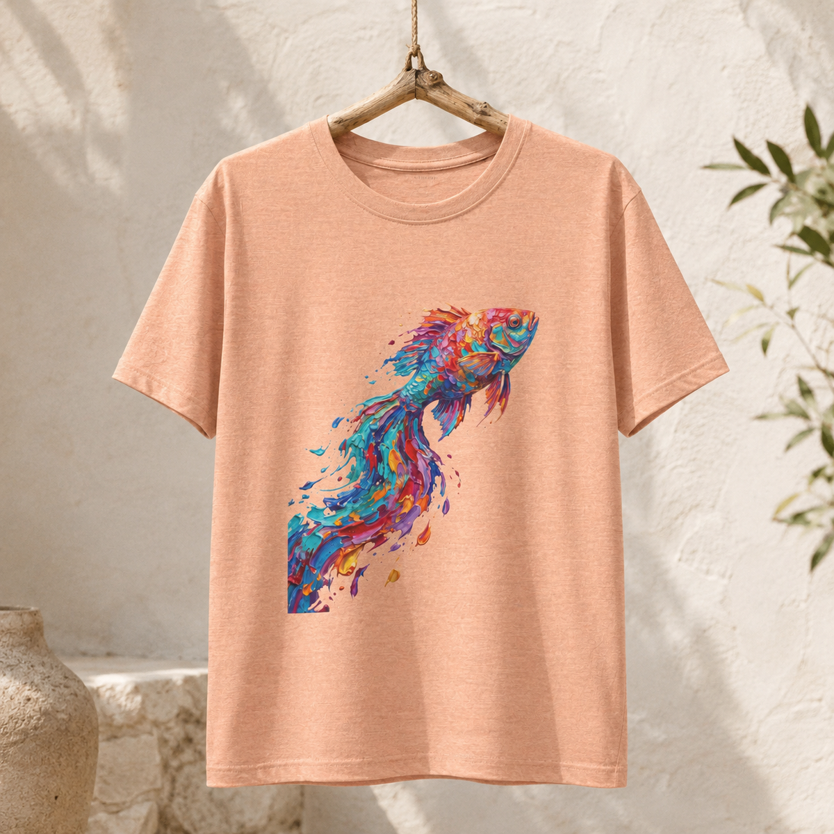 Betta in Motion Round Neck T-Shirt