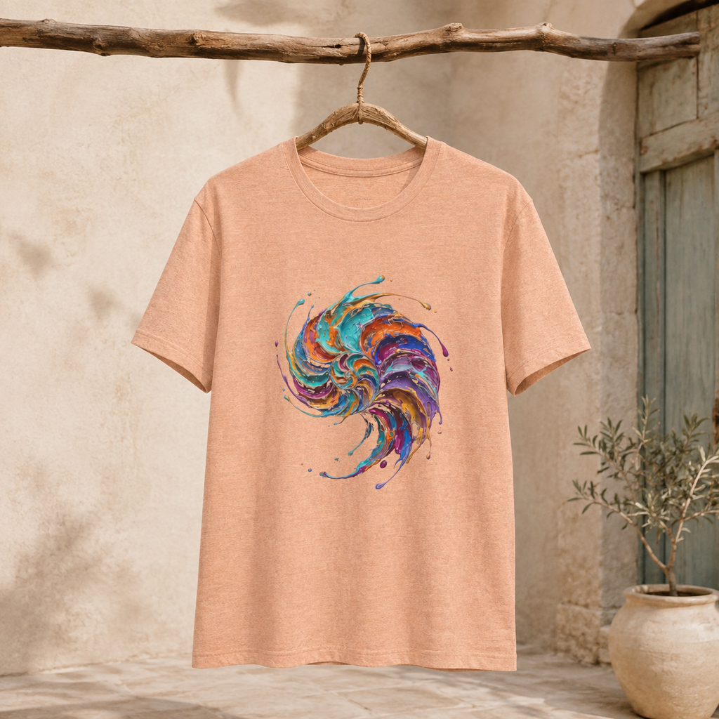 Nautilus in Motion Round Neck T-Shirt