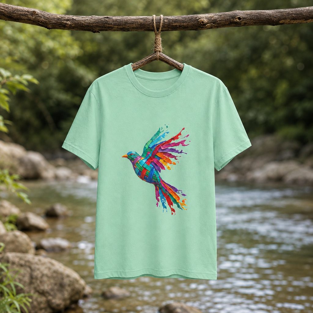 Unbound Wings Round Neck T-Shirt