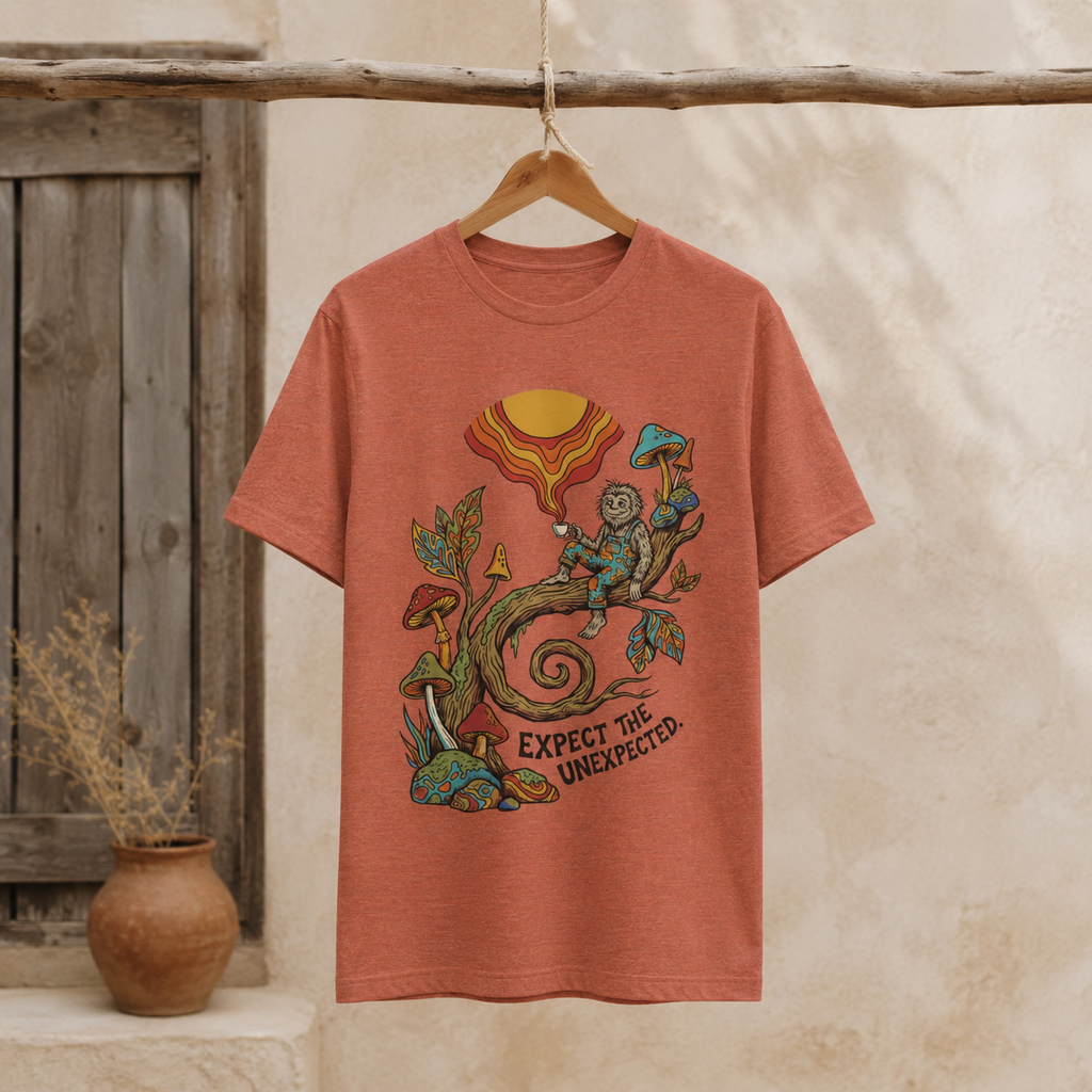 Expect The Unexpected UNISEX Round Neck T-Shirt