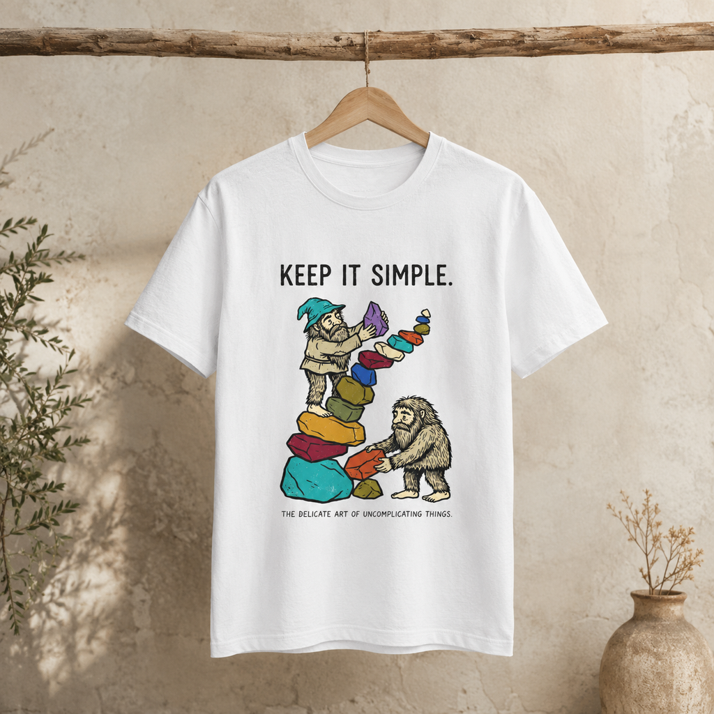 Keep It Simple UNISEX Round Neck T-Shirt