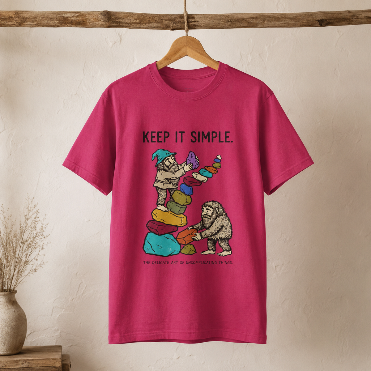 Keep It Simple UNISEX Round Neck T-Shirt