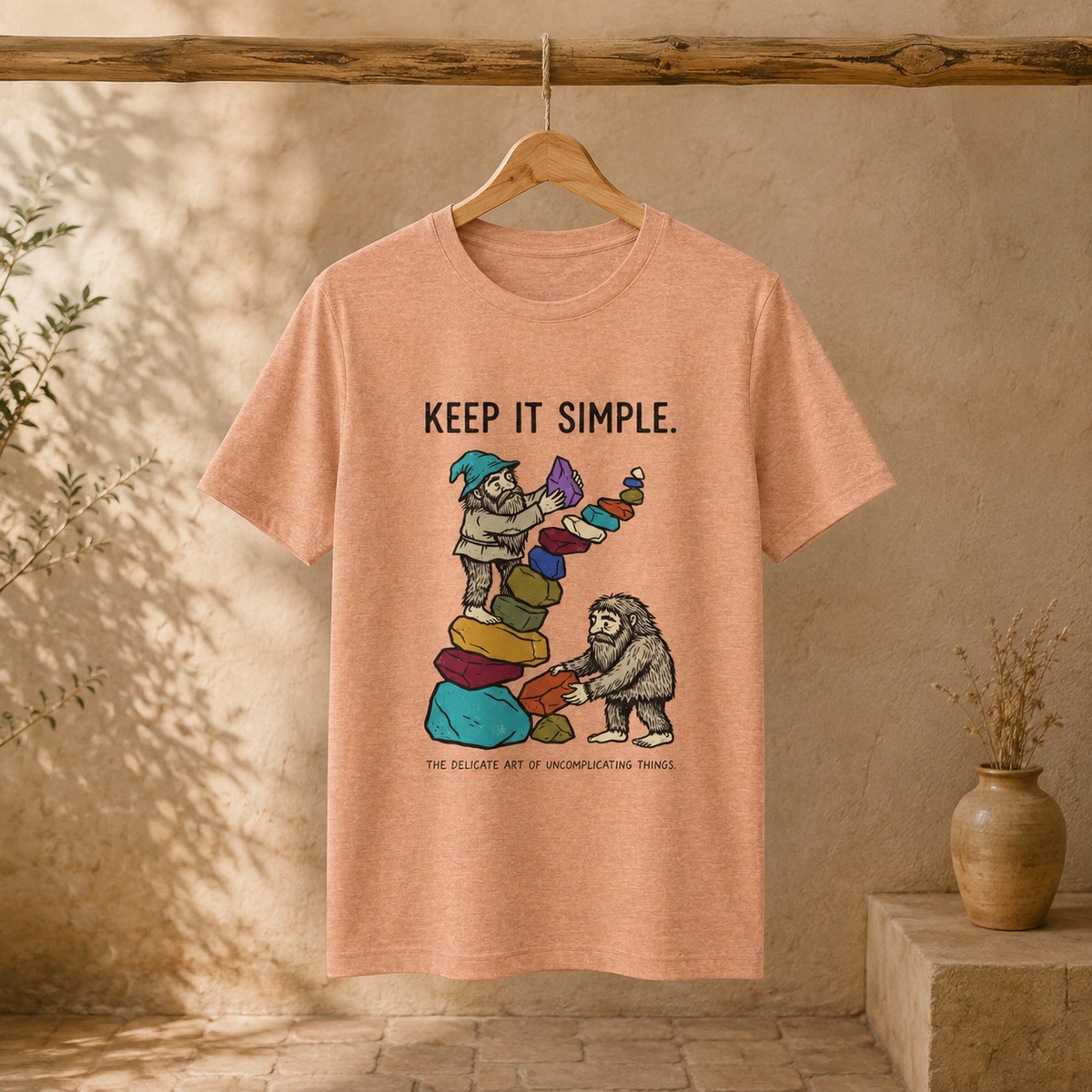 Keep It Simple UNISEX Round Neck T-Shirt