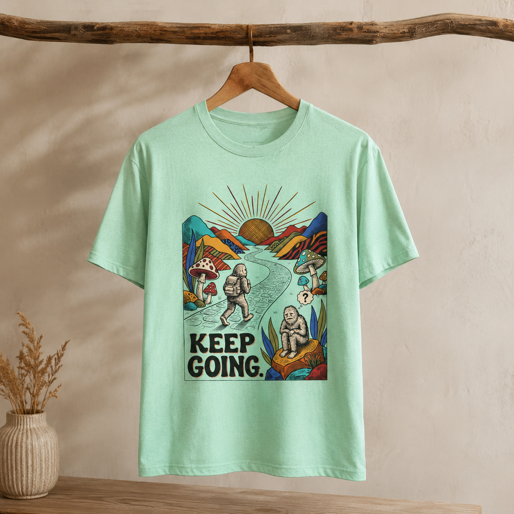 Keep Going UNISEX Round Neck T-Shirt