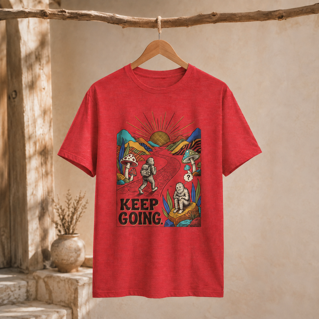 Keep Going UNISEX Round Neck T-Shirt