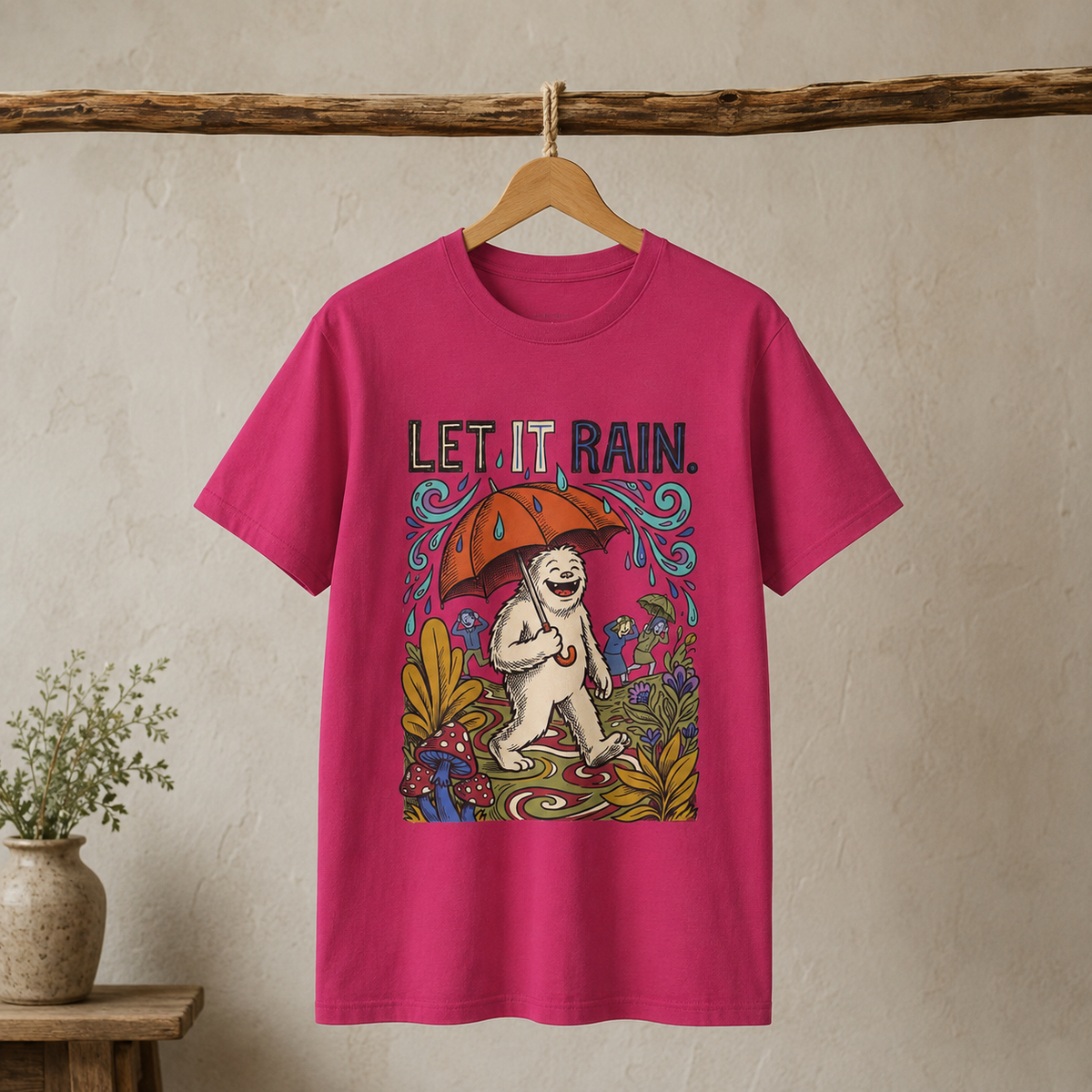 Let It Rain UNISEX Round Neck T-Shirt
