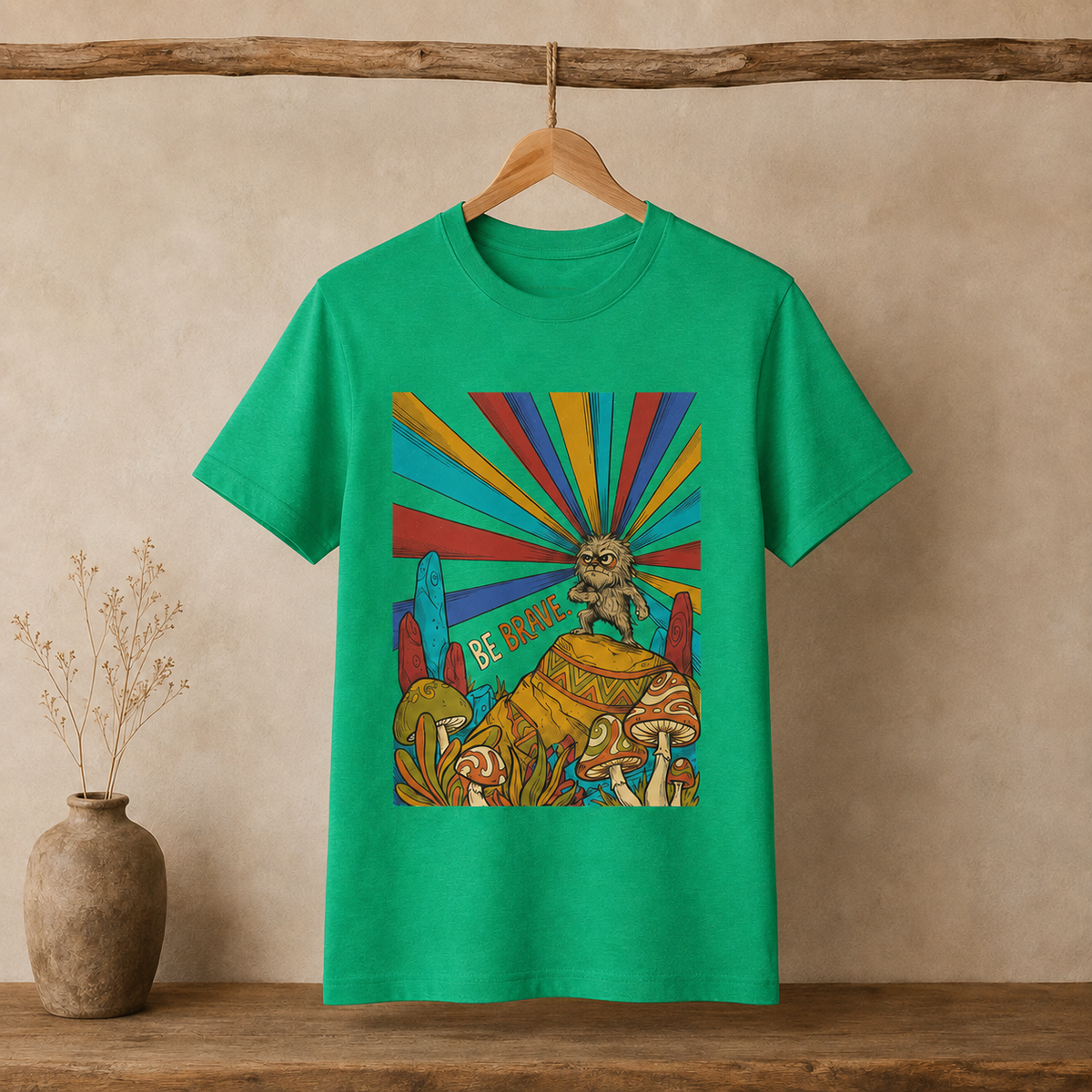 Be Brave UNISEX Round Neck T-Shirt