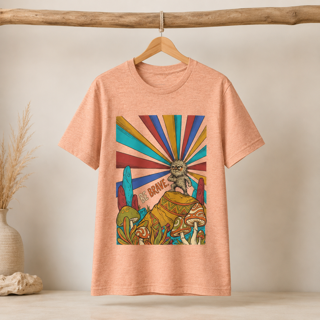 Be Brave UNISEX Round Neck T-Shirt