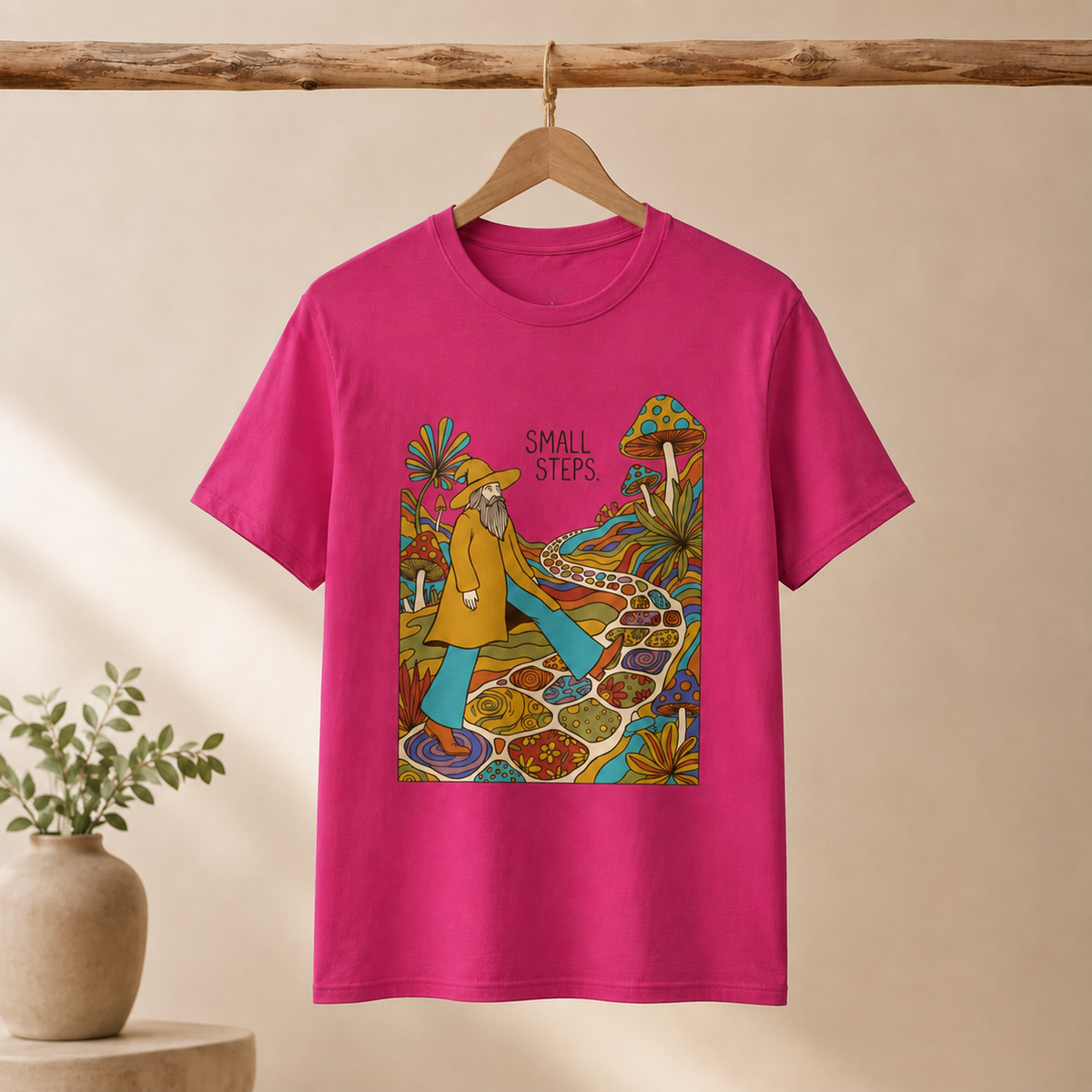 Small Steps UNISEX Round Neck T-Shirt