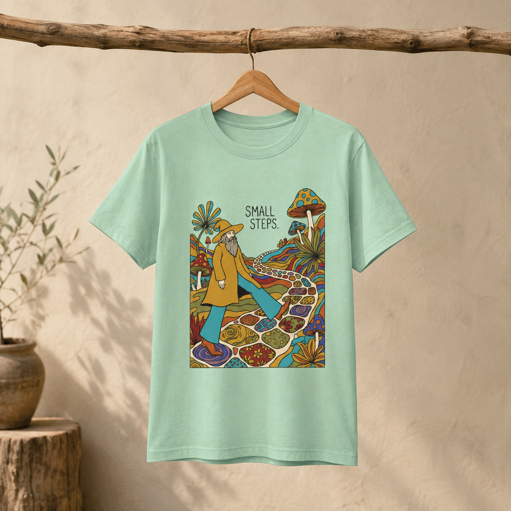 Small Steps UNISEX Round Neck T-Shirt