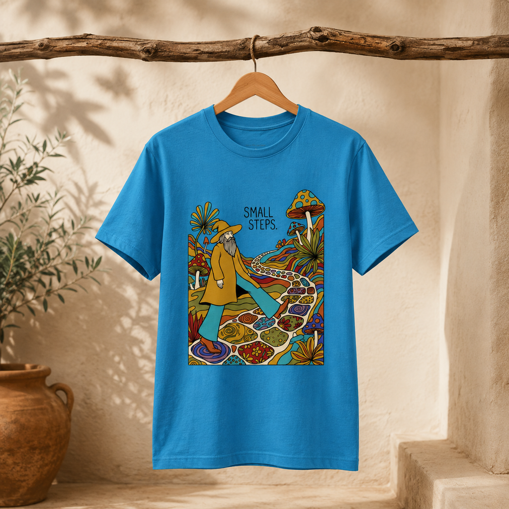 Small Steps UNISEX Round Neck T-Shirt
