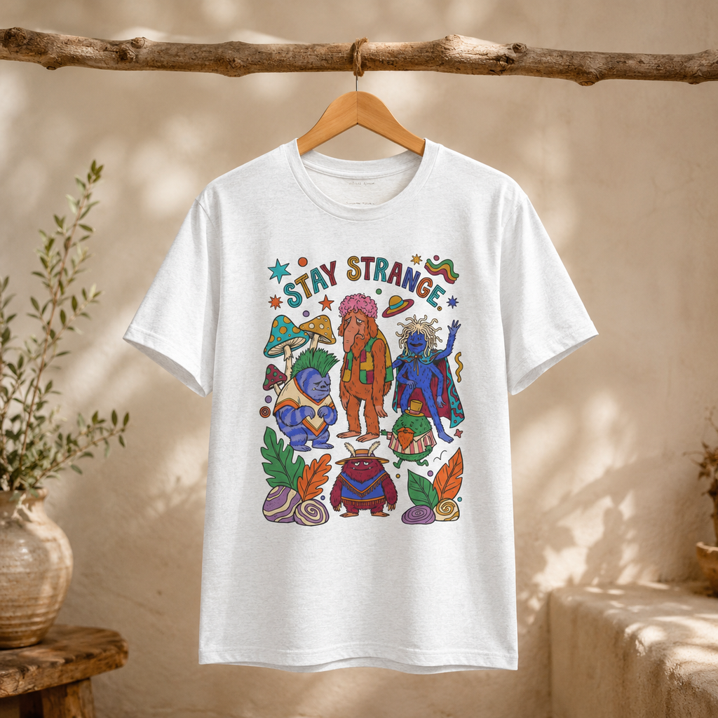 Stay Strange UNISEX Round Neck T-Shirt
