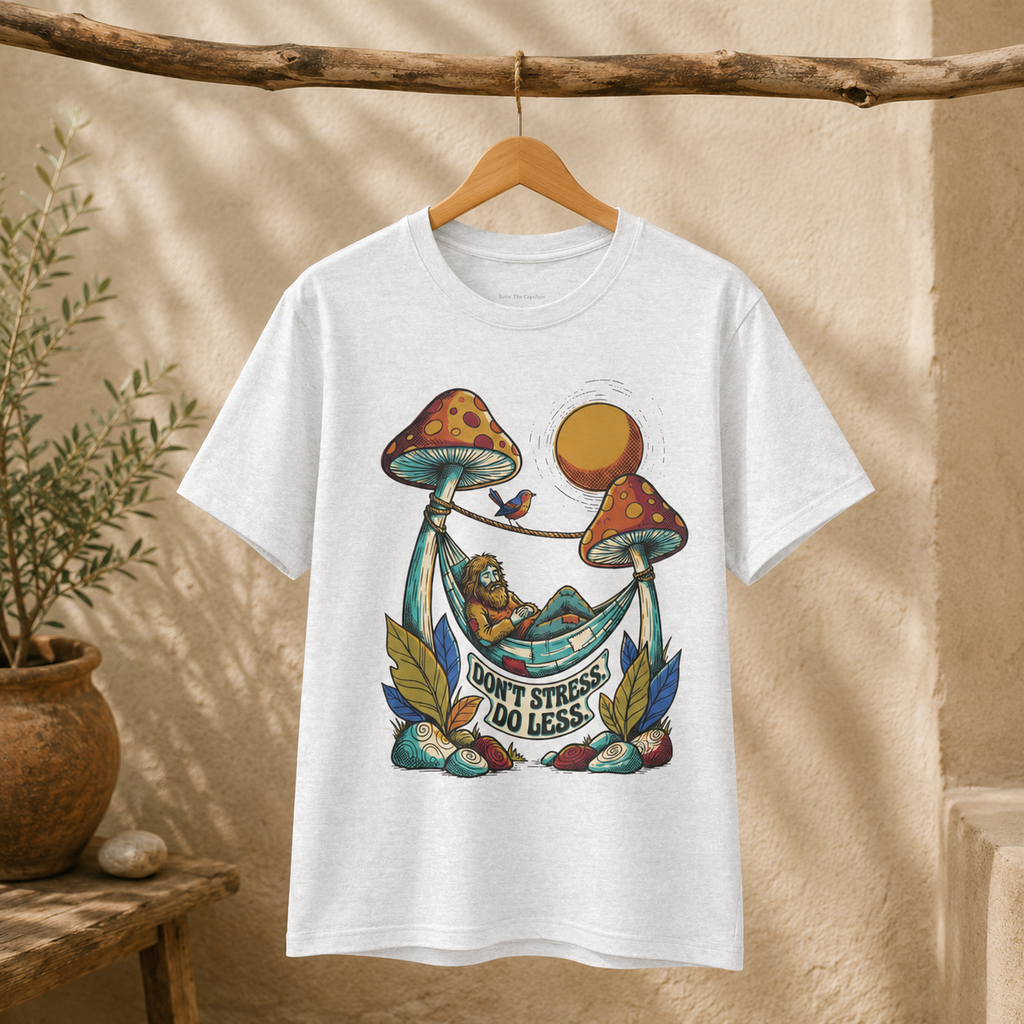 Don't Stress UNISEX Graphic Round Neck T-Shirt