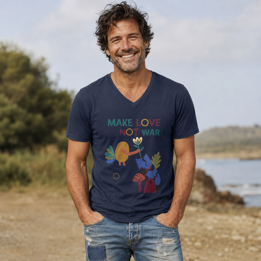 Make Love Not War — Unisex Graphic T-Shirt