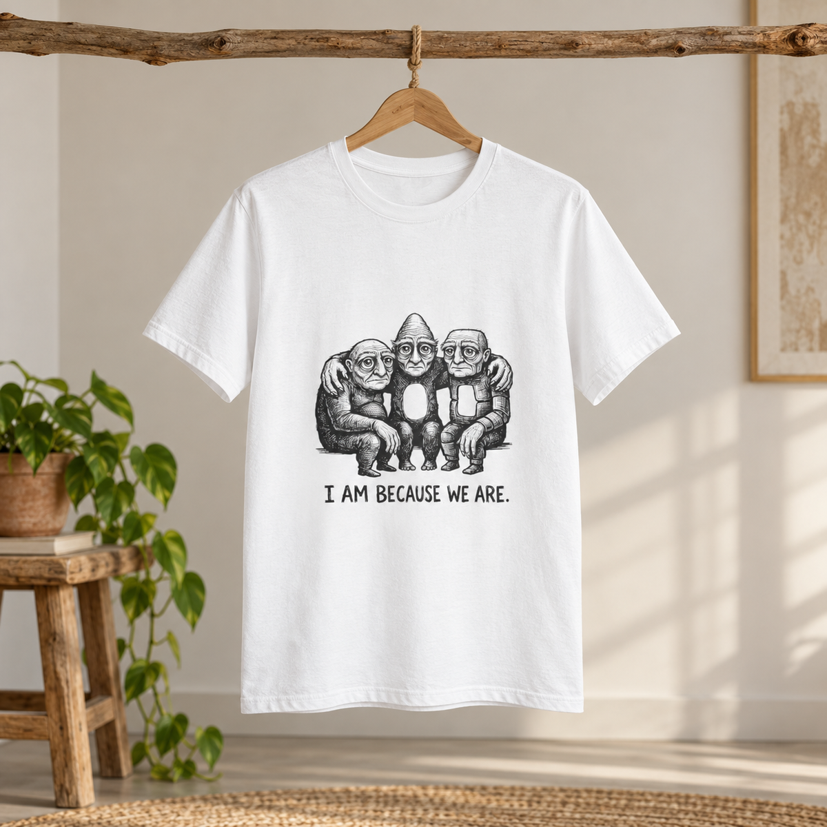 I Am Because We Are — Unisex Graphic T-Shirt