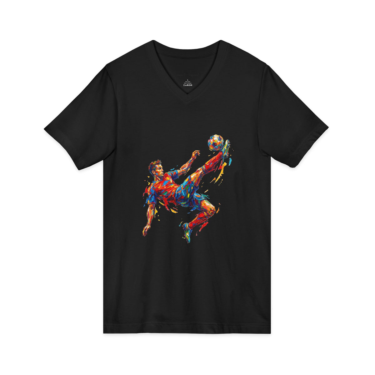 Bicycle Kick V-Neck T-Shirt