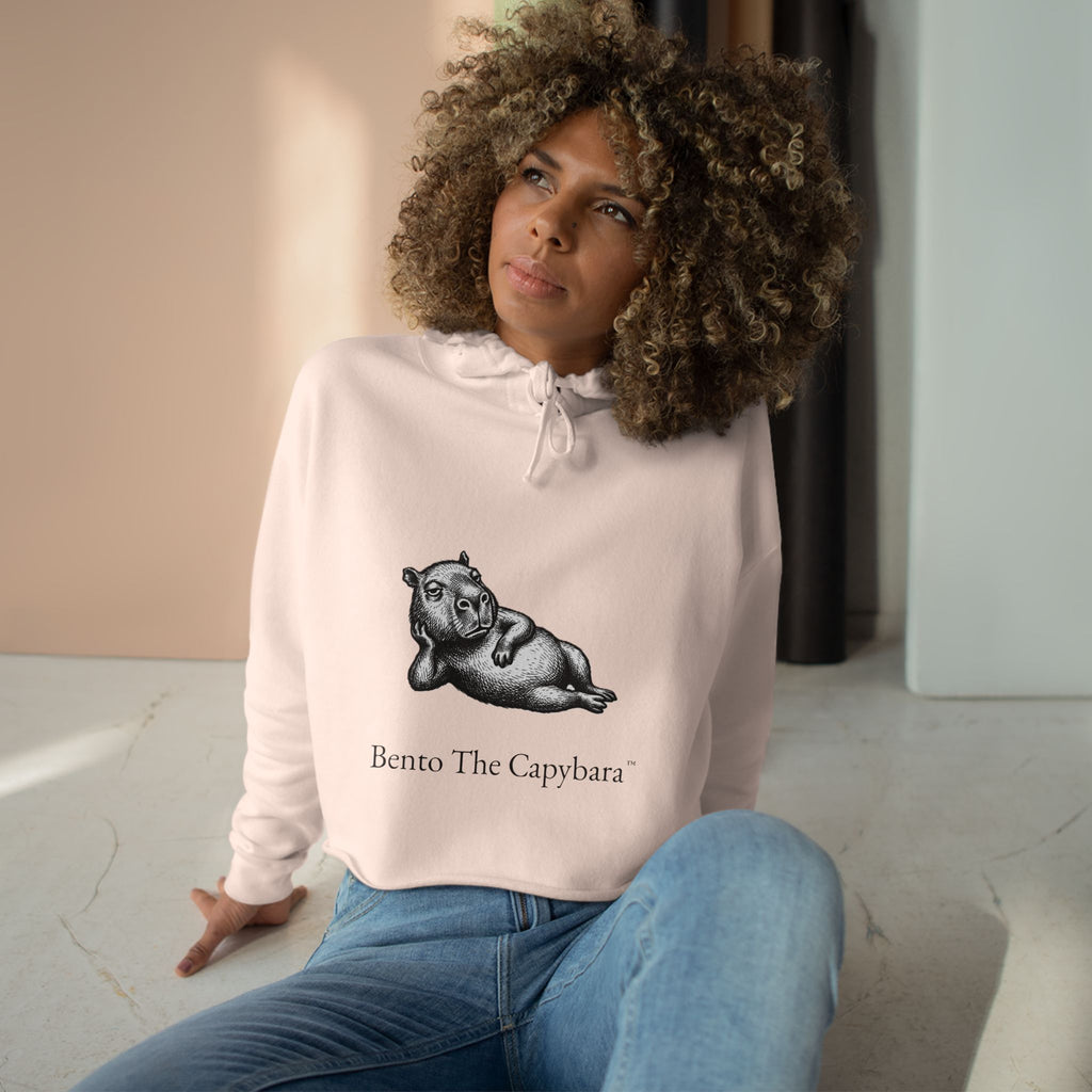 Bento The Capybara Crop Hoodie
