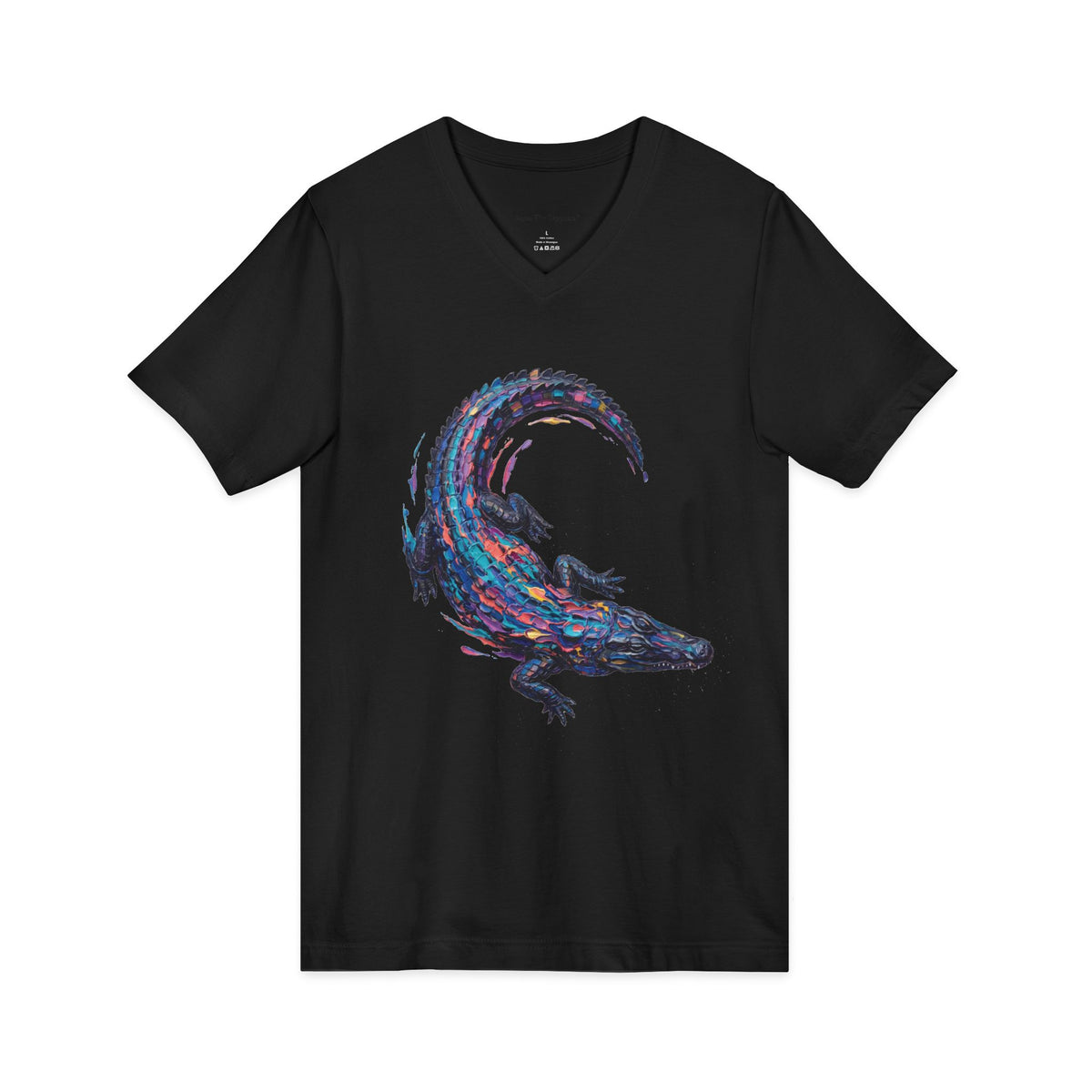 Crocodile Arc V-Neck T-Shirt