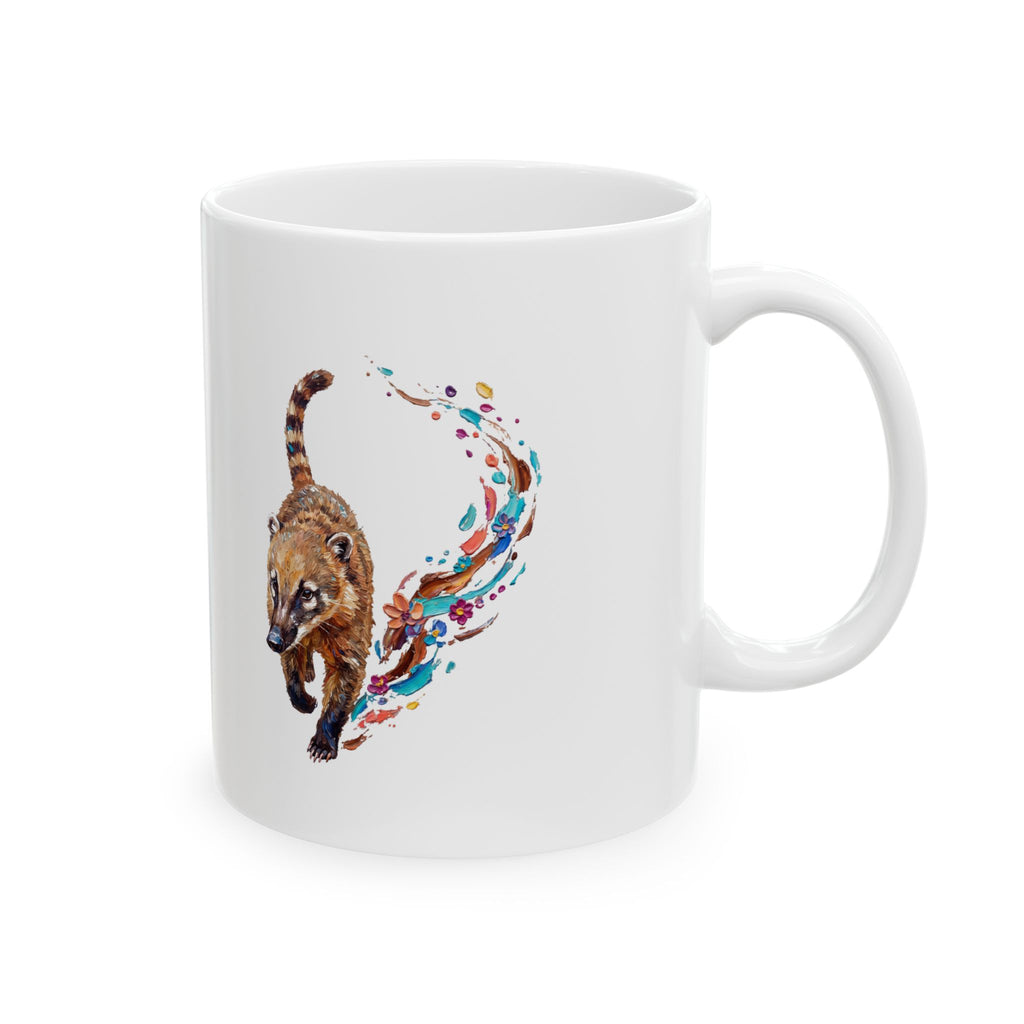 Coati in Motion Ceramic Mug – 11 oz