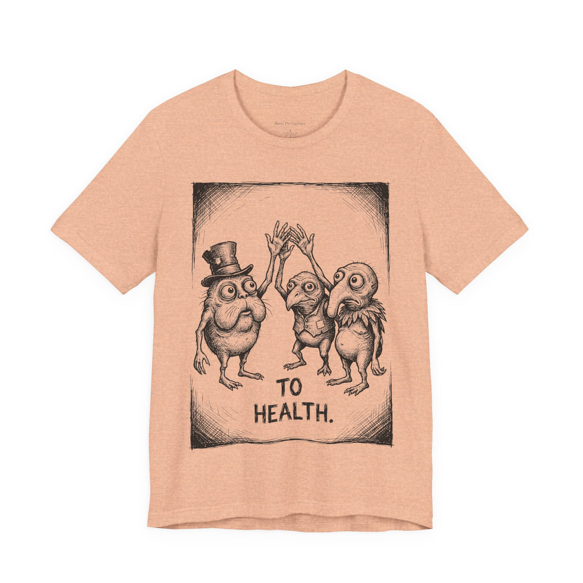 A Questionable Toast Round Neck T-Shirt