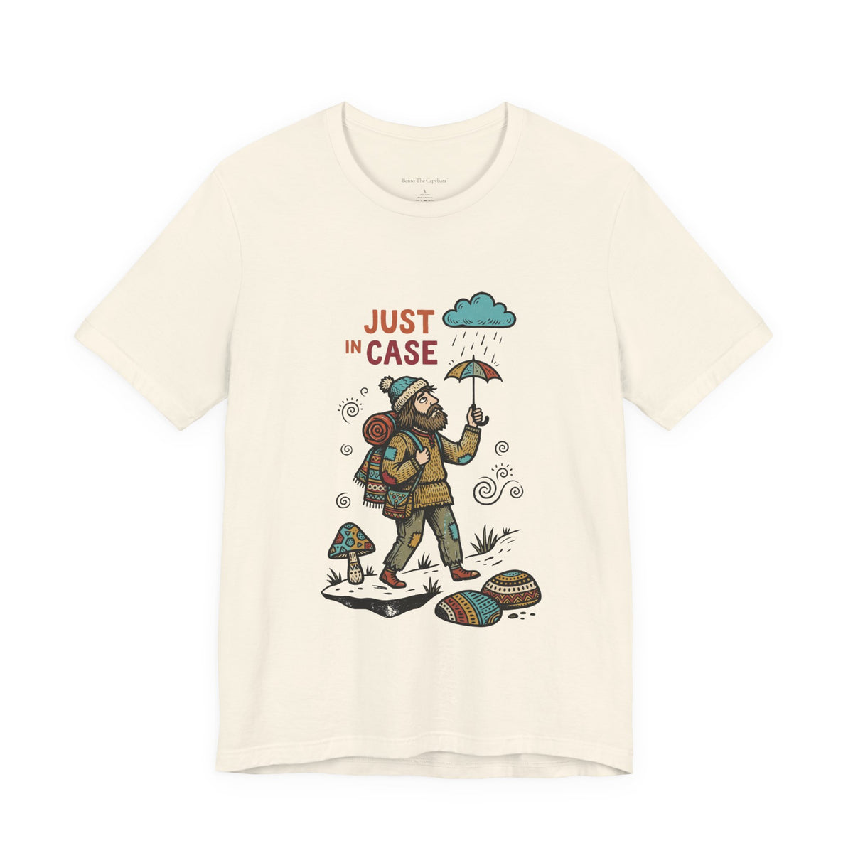 Just in Case — Unisex Graphic Round Neck T-Shirt